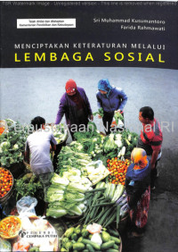 Image of Menciptakan keteraturan melalui lembaga sosial