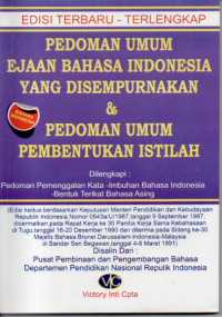 Image of Pedoman Umum Ejaan Bahasa Indonesia & Pedoman Umum Pembentukan Istilah