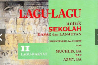 Image of Lagu-lagu untuk Sekolah Dasar dan Lanjutan II : Lagu Rakyat